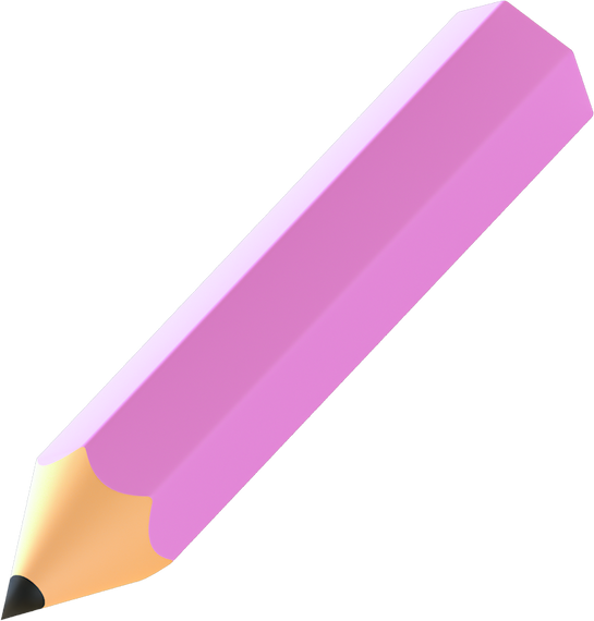 3D Floating Element Pencil